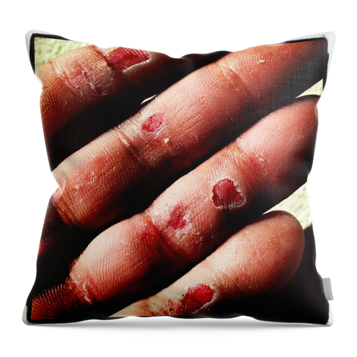 Cute Throw Pillow featuring the photograph Try Hard by Noah Kaufman