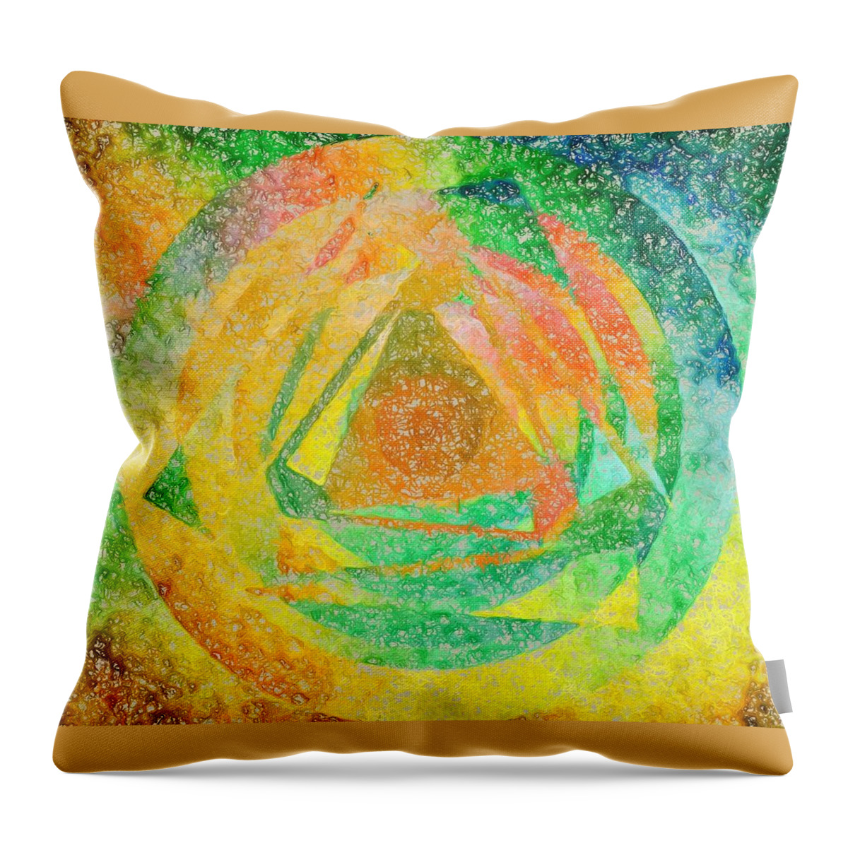 Abstract Throw Pillow featuring the photograph Turnabout by Rita Koivunen