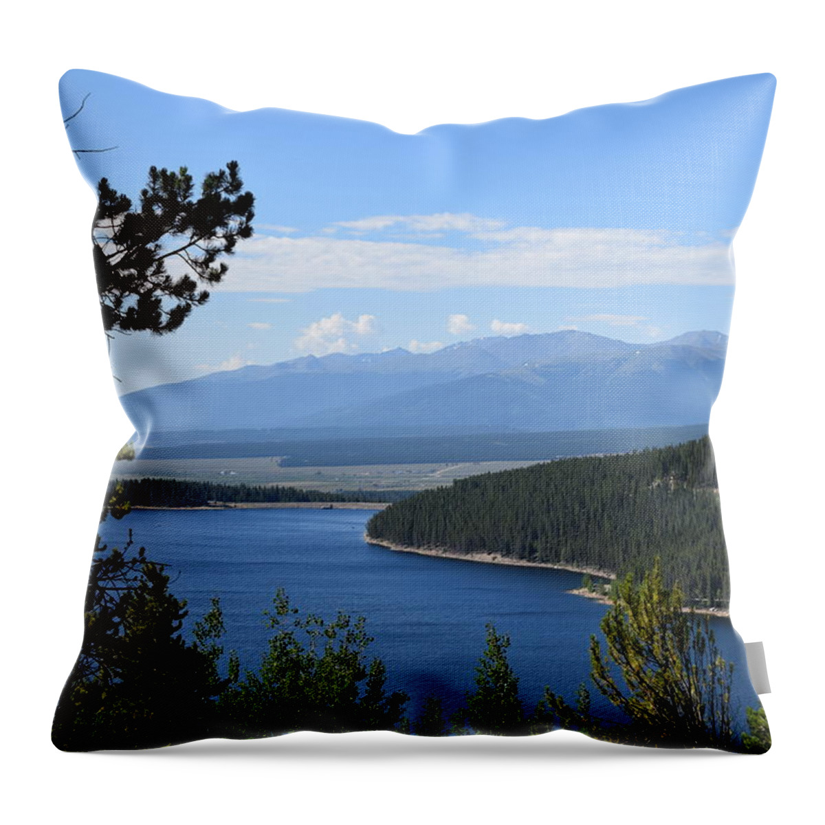 Turquoise_lake Throw Pillow featuring the photograph Turquoise Lake Leadville CO by Margarethe Binkley