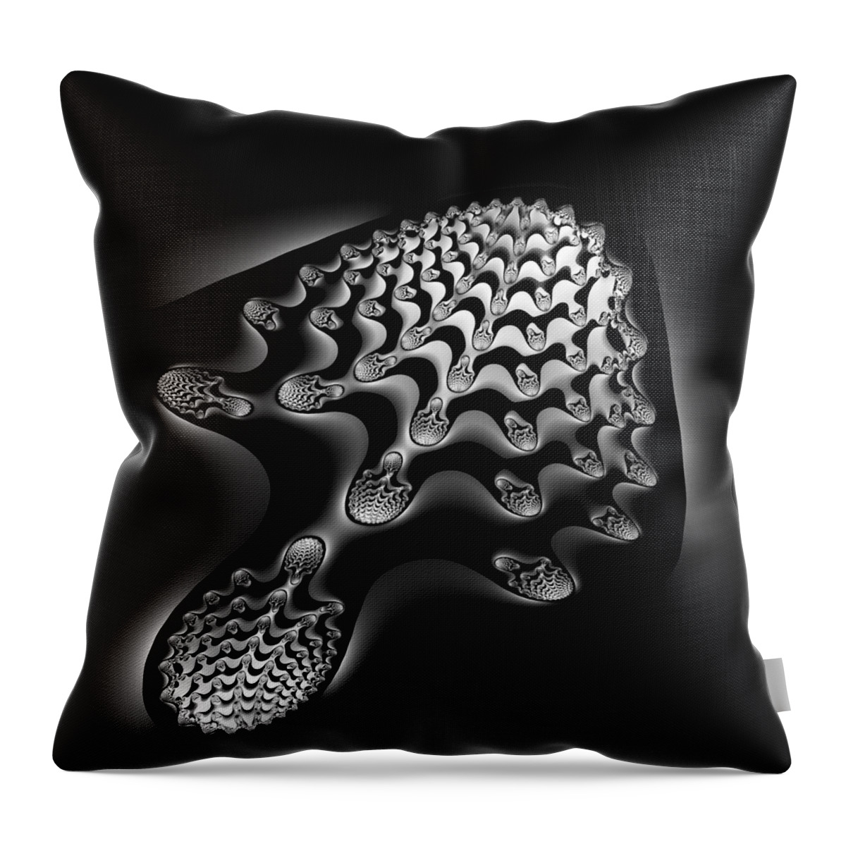 Vic Eberly Throw Pillow featuring the digital art Turtle Hatch by Vic Eberly