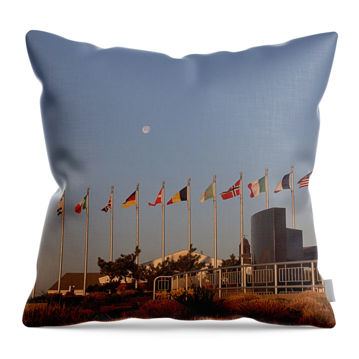 Memorial Throw Pillow featuring the photograph TWA 800 Memorial I V by Newwwman