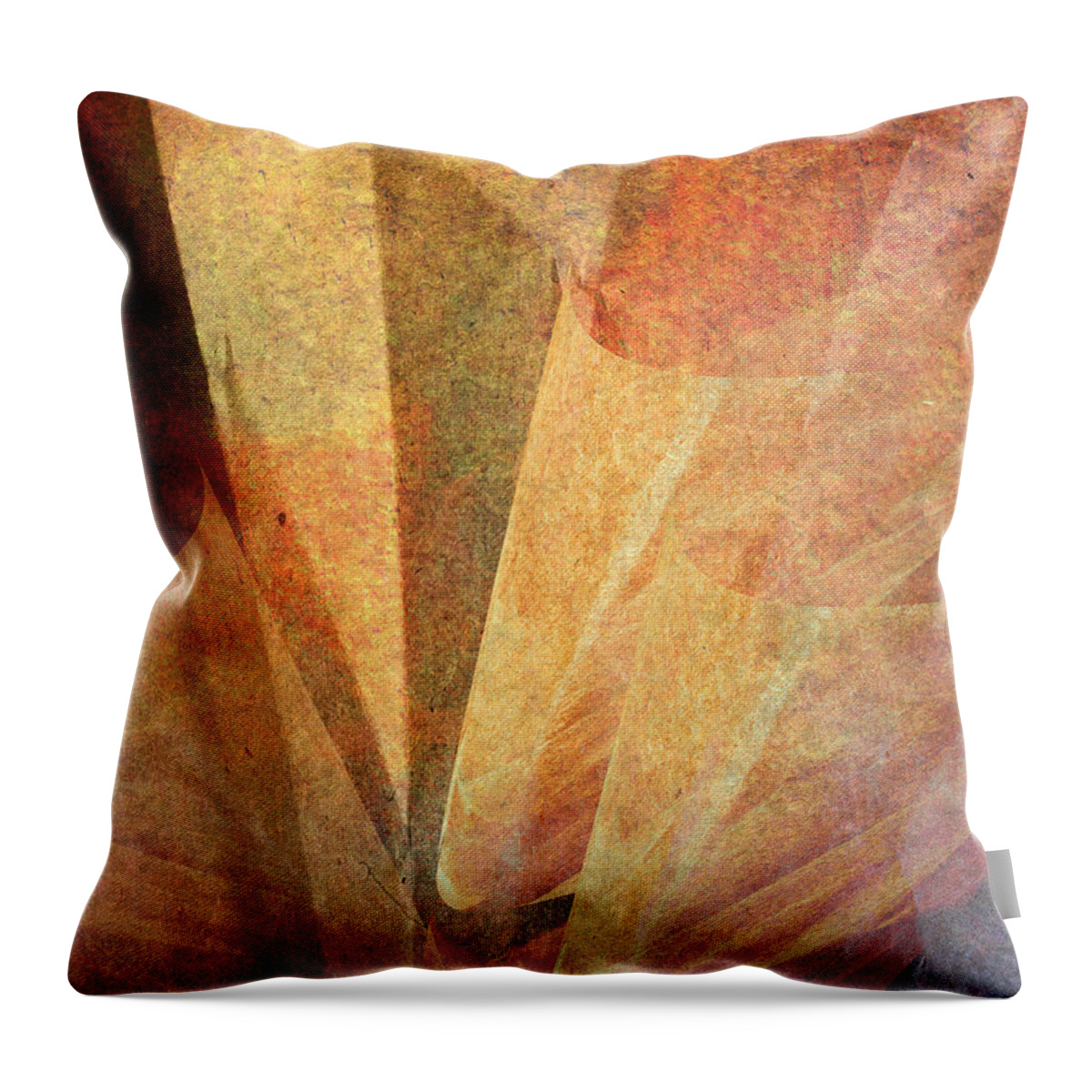 Two Blooms For Money Throw Pillow featuring the digital art Two Blooms for Money by Jean Moore