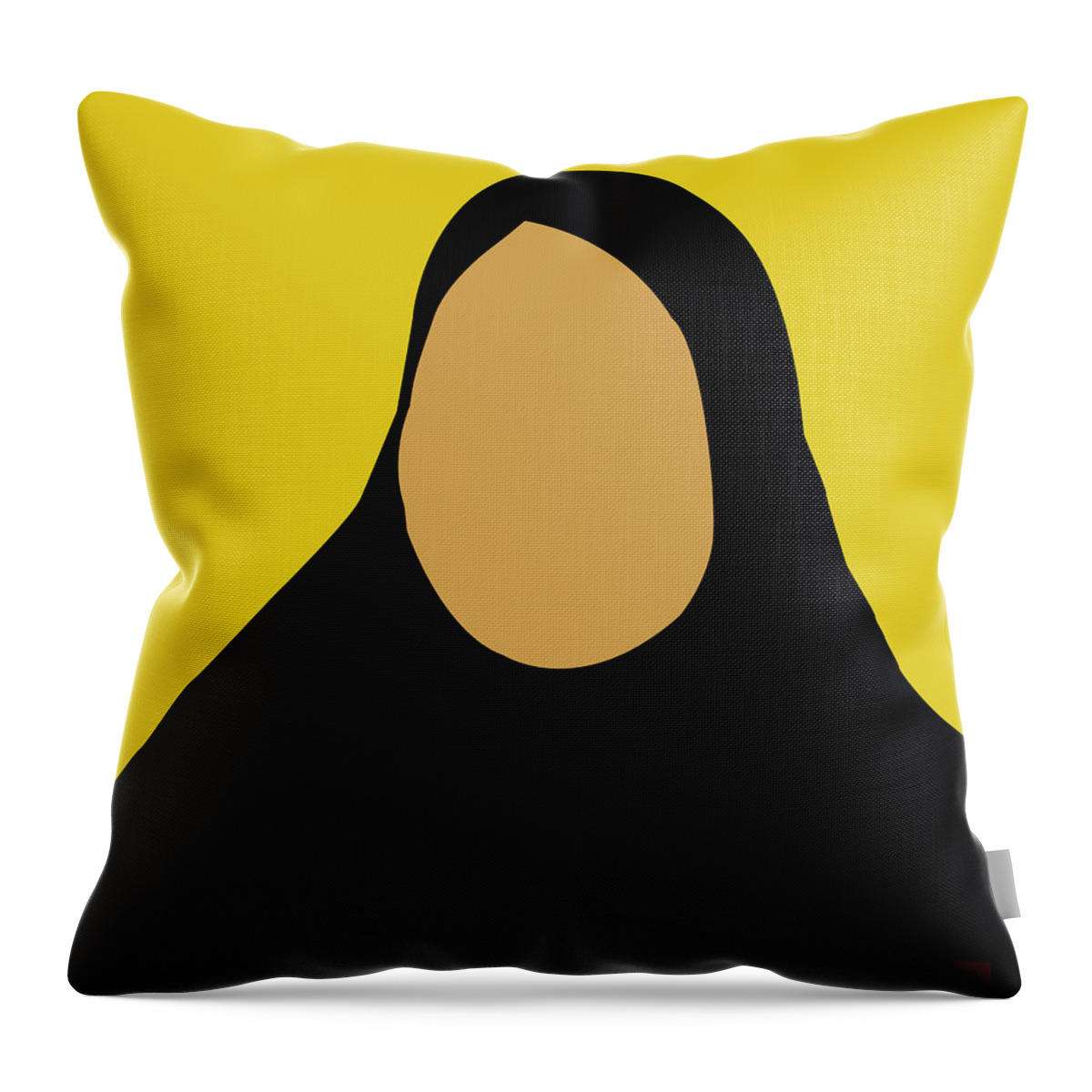 Islam Throw Pillow featuring the digital art Ukhti by Scheme Of Things Graphics