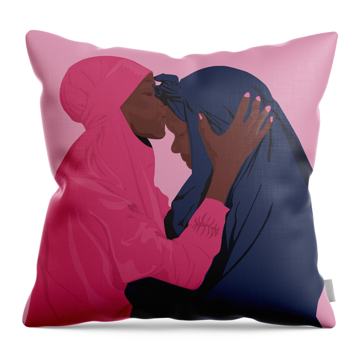 Islam Throw Pillow featuring the digital art My Sweet Umi by Scheme Of Things Graphics