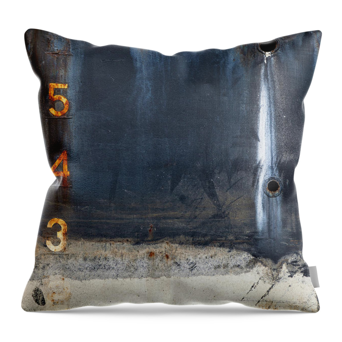 Barge Throw Pillow featuring the photograph Unappreciated Work by Scott Slone