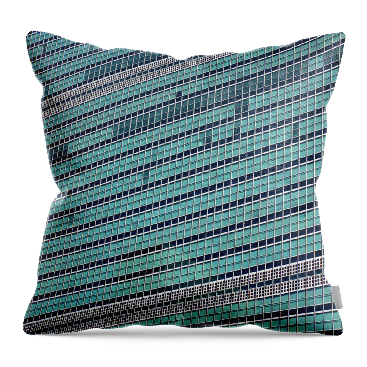 United Nations Throw Pillow featuring the photograph United Nations 2 by Randall Weidner