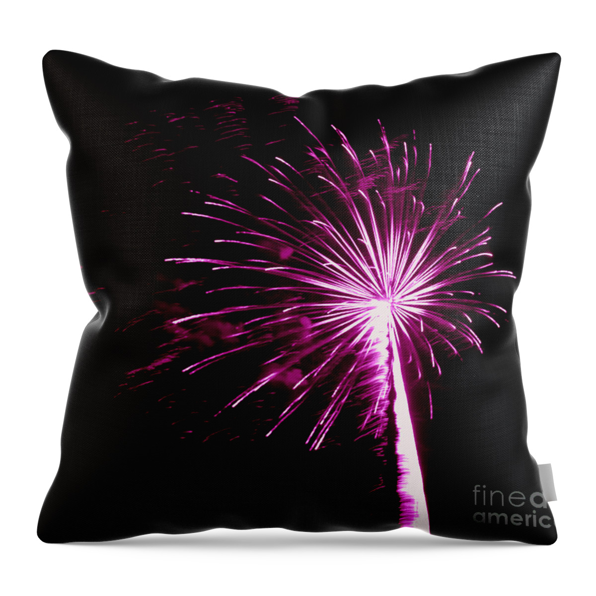 Firework Throw Pillow featuring the photograph Universe Wishing by Leah McPhail