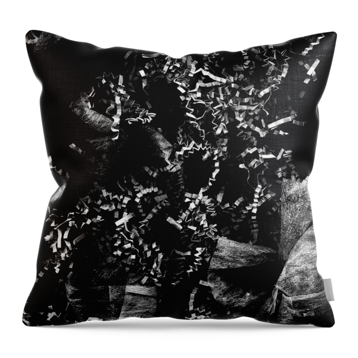 Abstract Photograph Throw Pillow featuring the digital art Untitled 11 by Doug Duffey