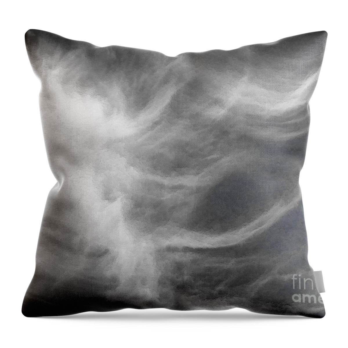 Clouds Throw Pillow featuring the photograph Up In The Clouds #2 by Robyn King