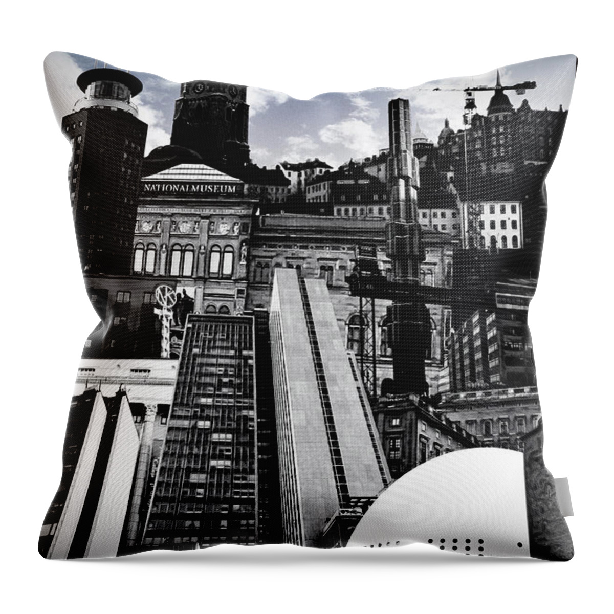 City Throw Pillow featuring the photograph Urban Stockholm by Nicklas Gustafsson