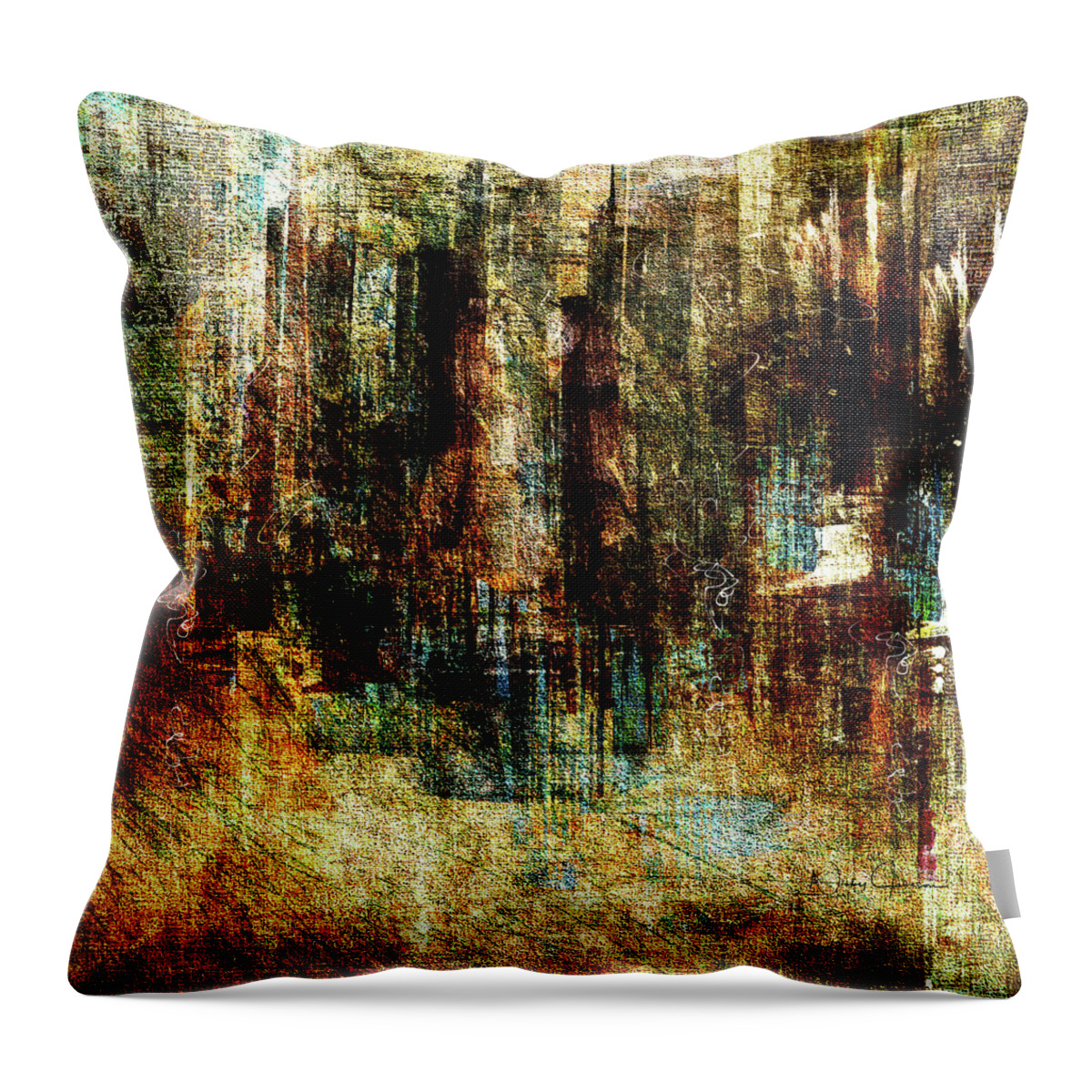 Urban Throw Pillow featuring the digital art Urbanscape Vol 1 by Nicky Jameson
