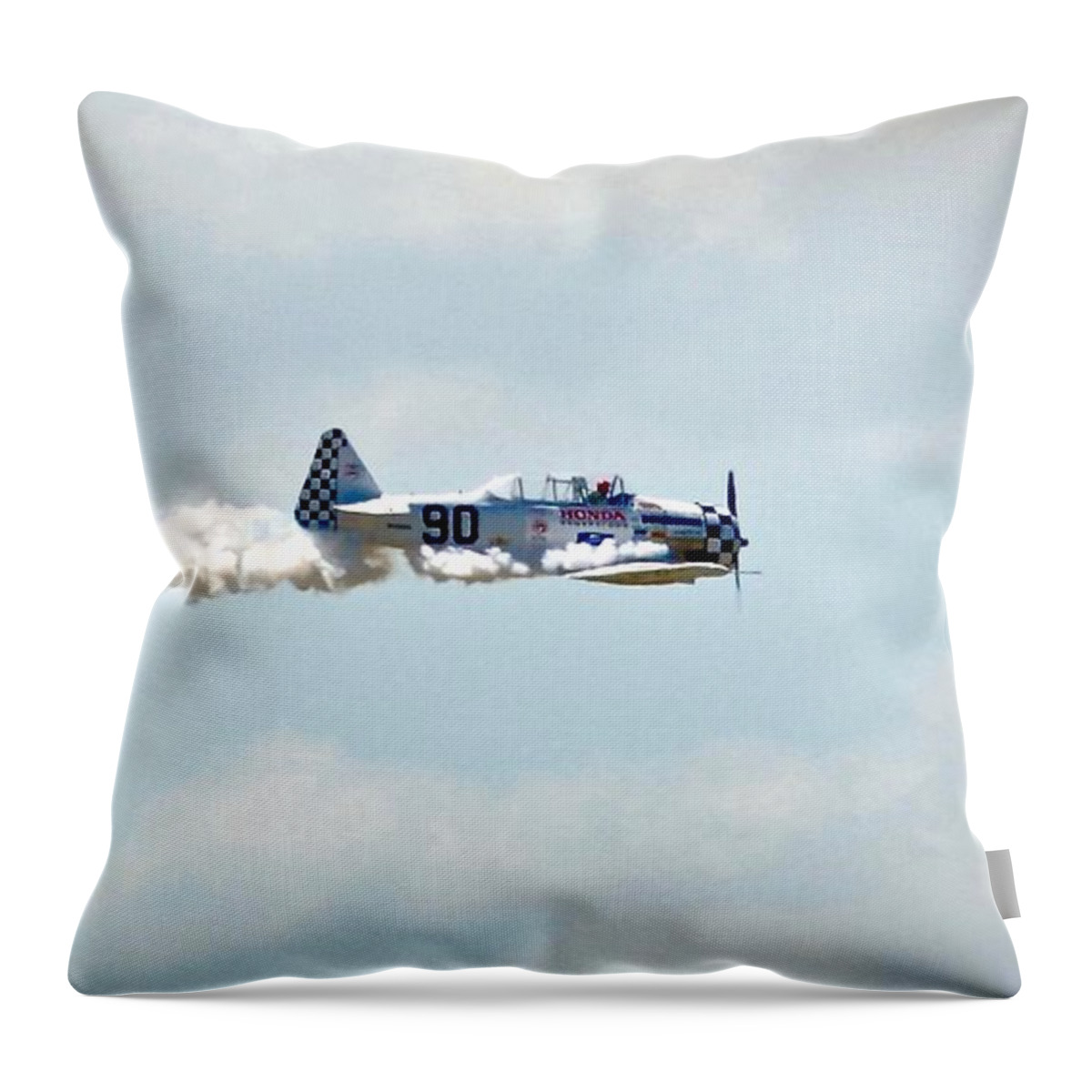 Plane Throw Pillow featuring the photograph Ussocom by Carol Bradley
