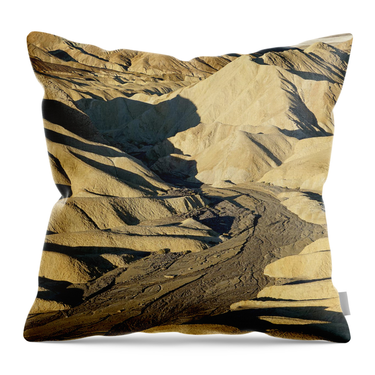 Death Valley National Park Throw Pillow featuring the photograph Valley of Intrigue by Leda Robertson