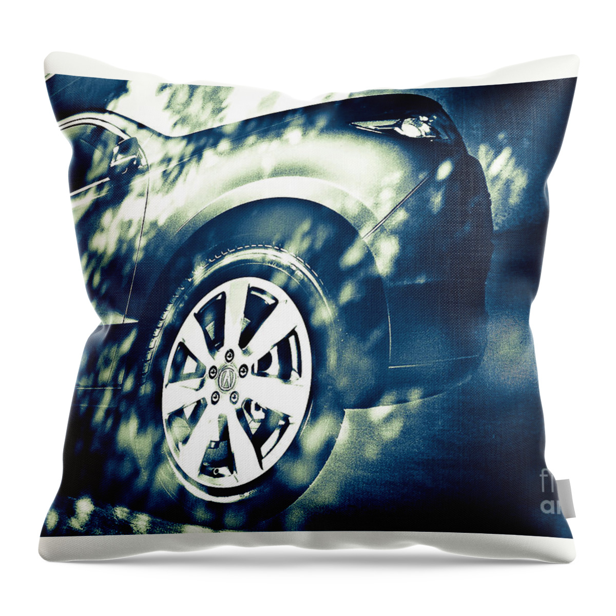 Car Throw Pillow featuring the photograph Vehicle No. 6 by Fei A