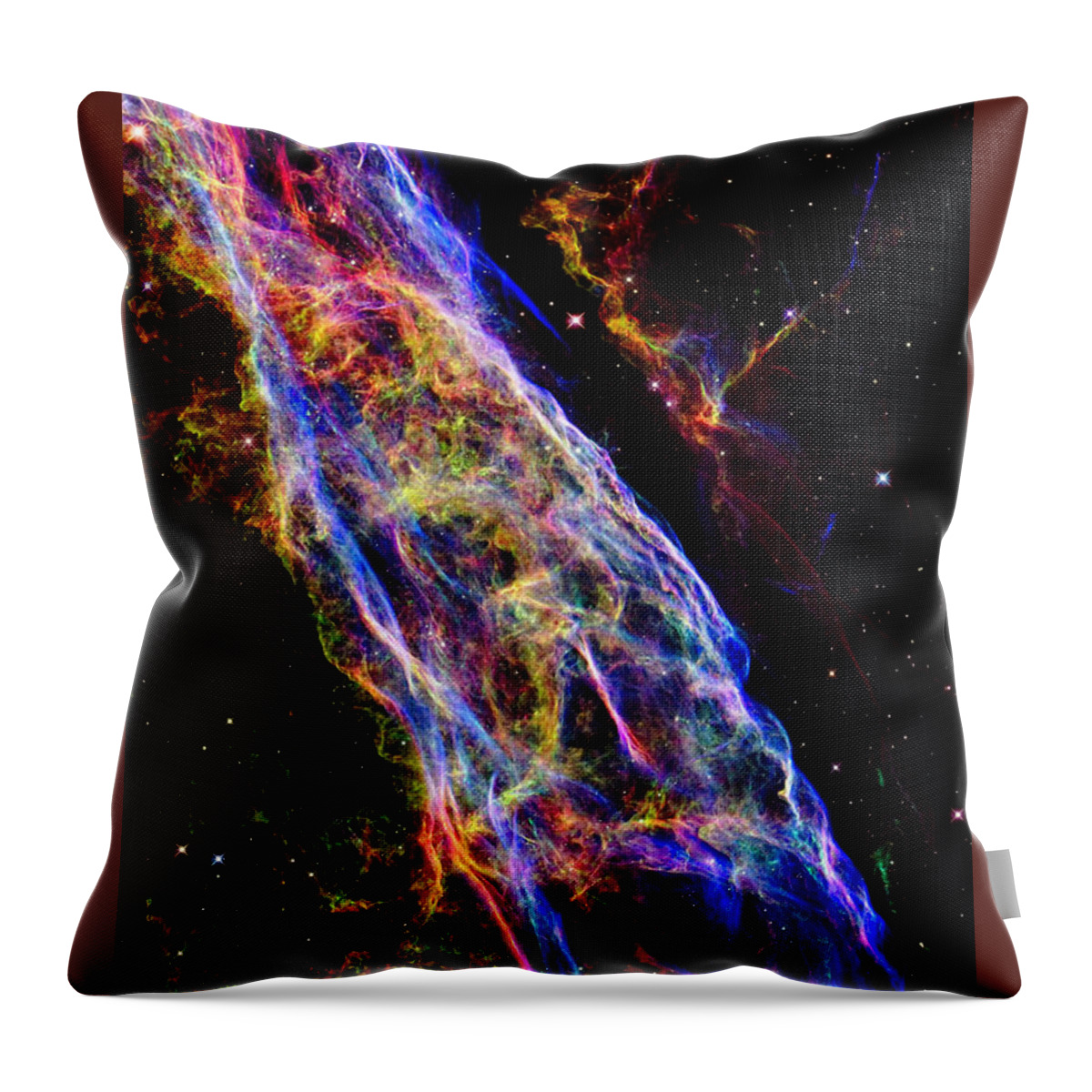 Veil Nebula Throw Pillow featuring the photograph Veil Nebula by Weston Westmoreland