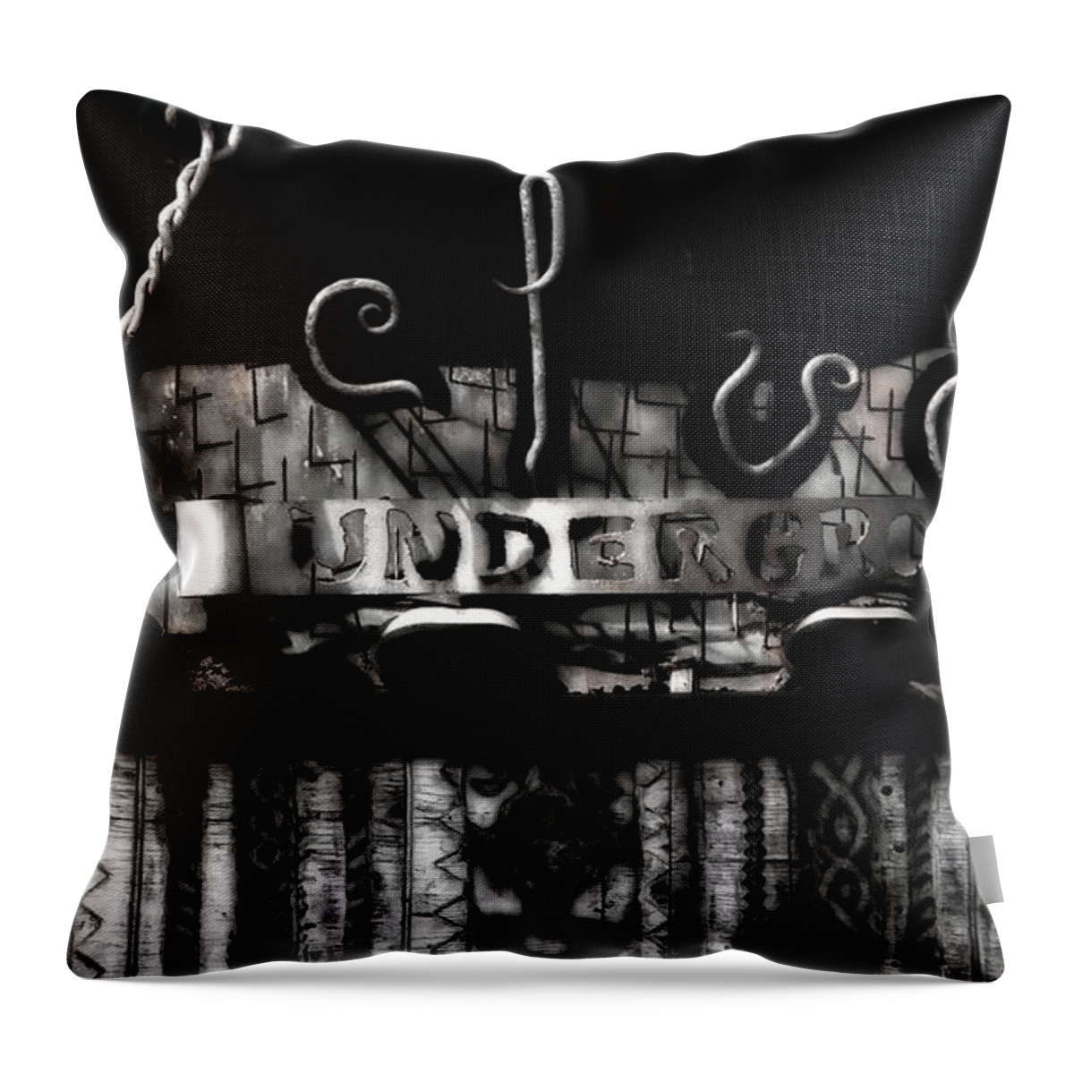 Velvet Underground Throw Pillow featuring the photograph Velvet Underground by Andrea Kollo