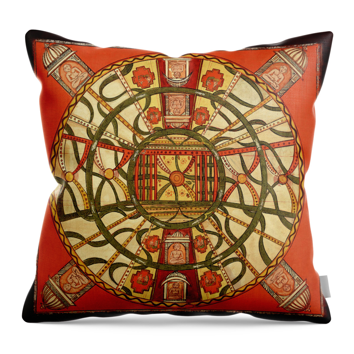 Celestial Throw Pillow featuring the photograph Vintage Celestial Chart 1900 by Andrew Fare