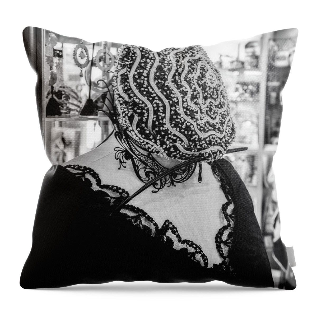 Vintage Fashion Throw Pillow featuring the photograph Vintage Fashion by Sandra Selle Rodriguez