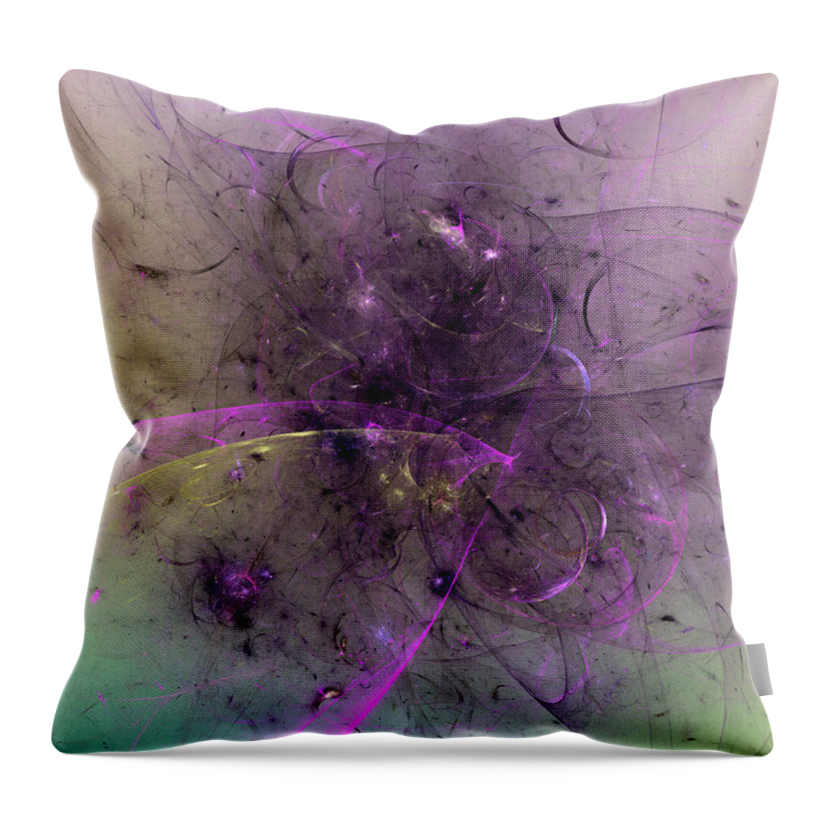 Art Throw Pillow featuring the digital art Vision of the Twelve Goddesses by Jeff Iverson