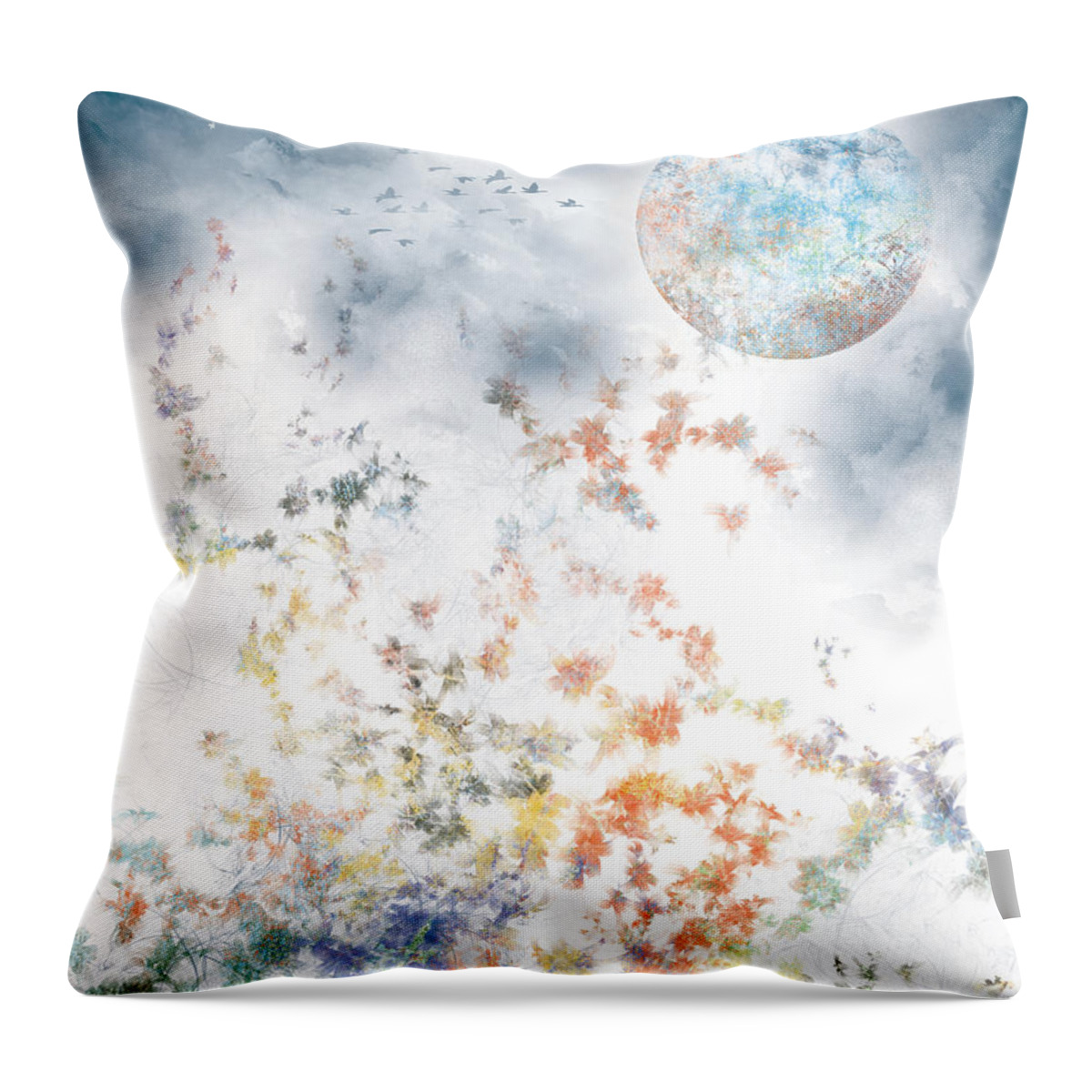 Vision Throw Pillow featuring the digital art Vision by Trilby Cole
