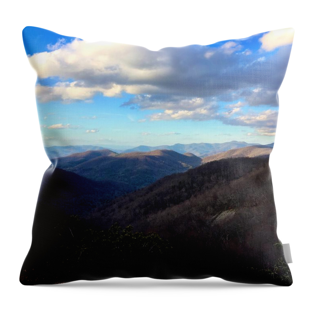 Landscape Throw Pillow featuring the photograph Vista by Richie Parks