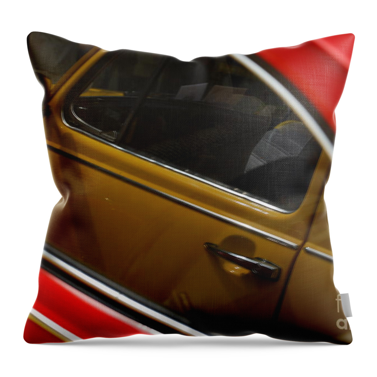 Car Throw Pillow featuring the photograph Volkswagen Beetle /17/ by Oleg Konin