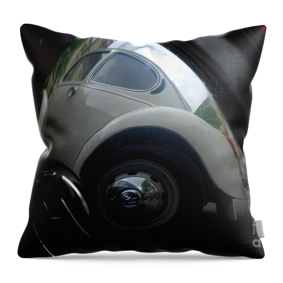 Car Throw Pillow featuring the photograph Volkswagen Beetle /3/ by Oleg Konin