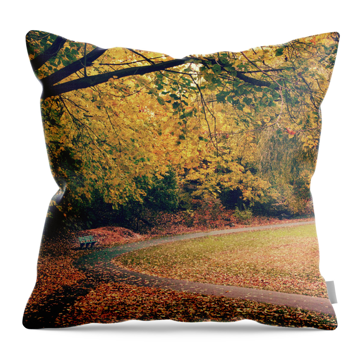 Nature Throw Pillow featuring the photograph Waiting for Company by Jessica Jenney