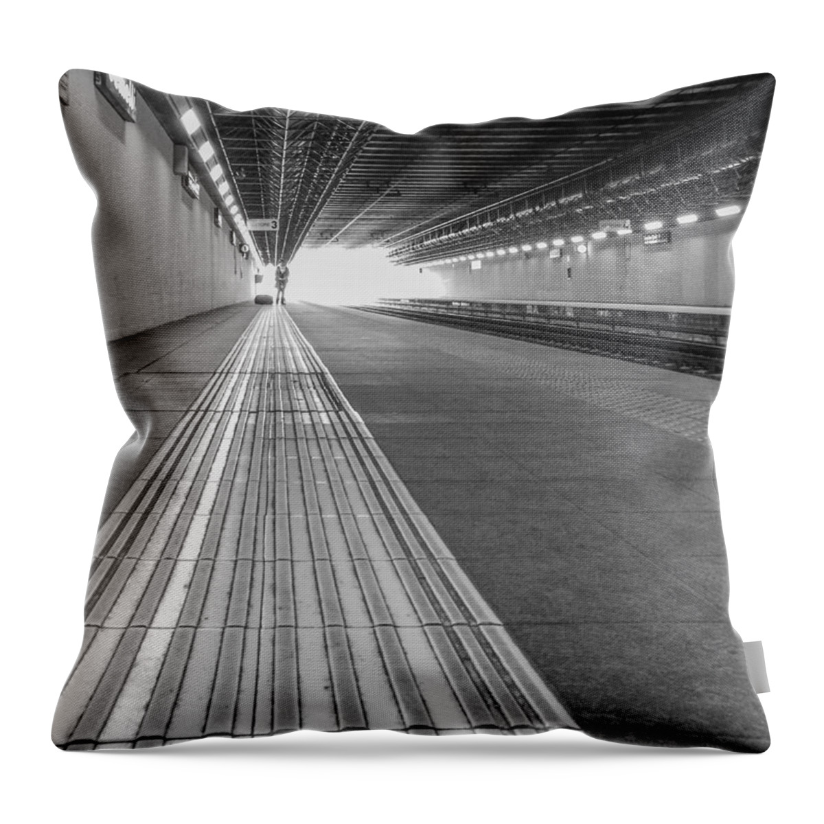 Gemelli Throw Pillow featuring the photograph Waiting... by Bert Peake