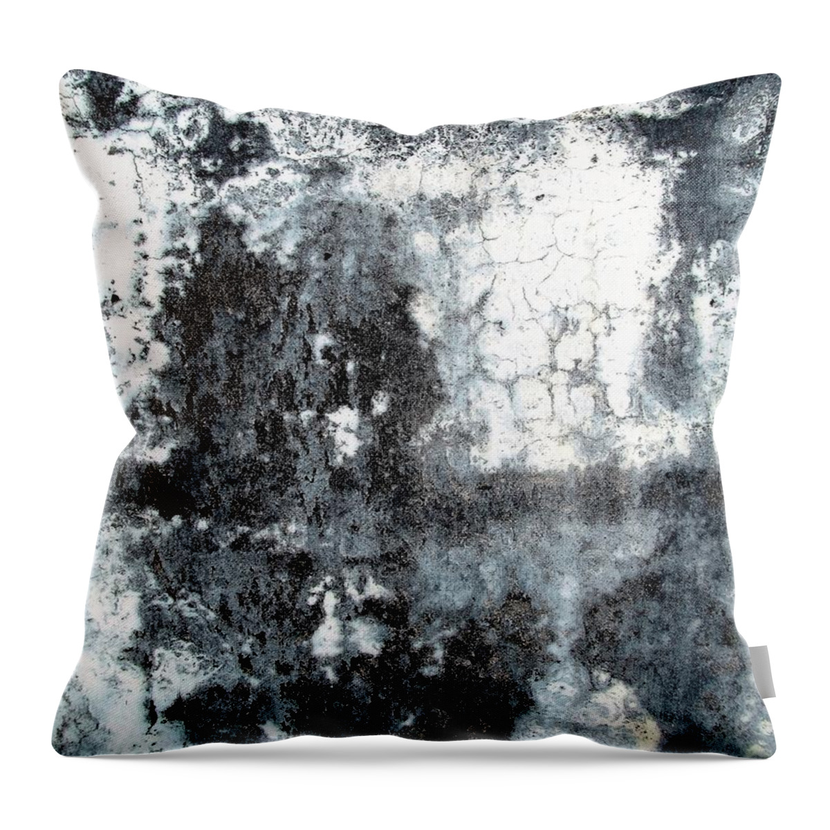 Texture Throw Pillow featuring the photograph Wall Abstract 165 by Maria Huntley
