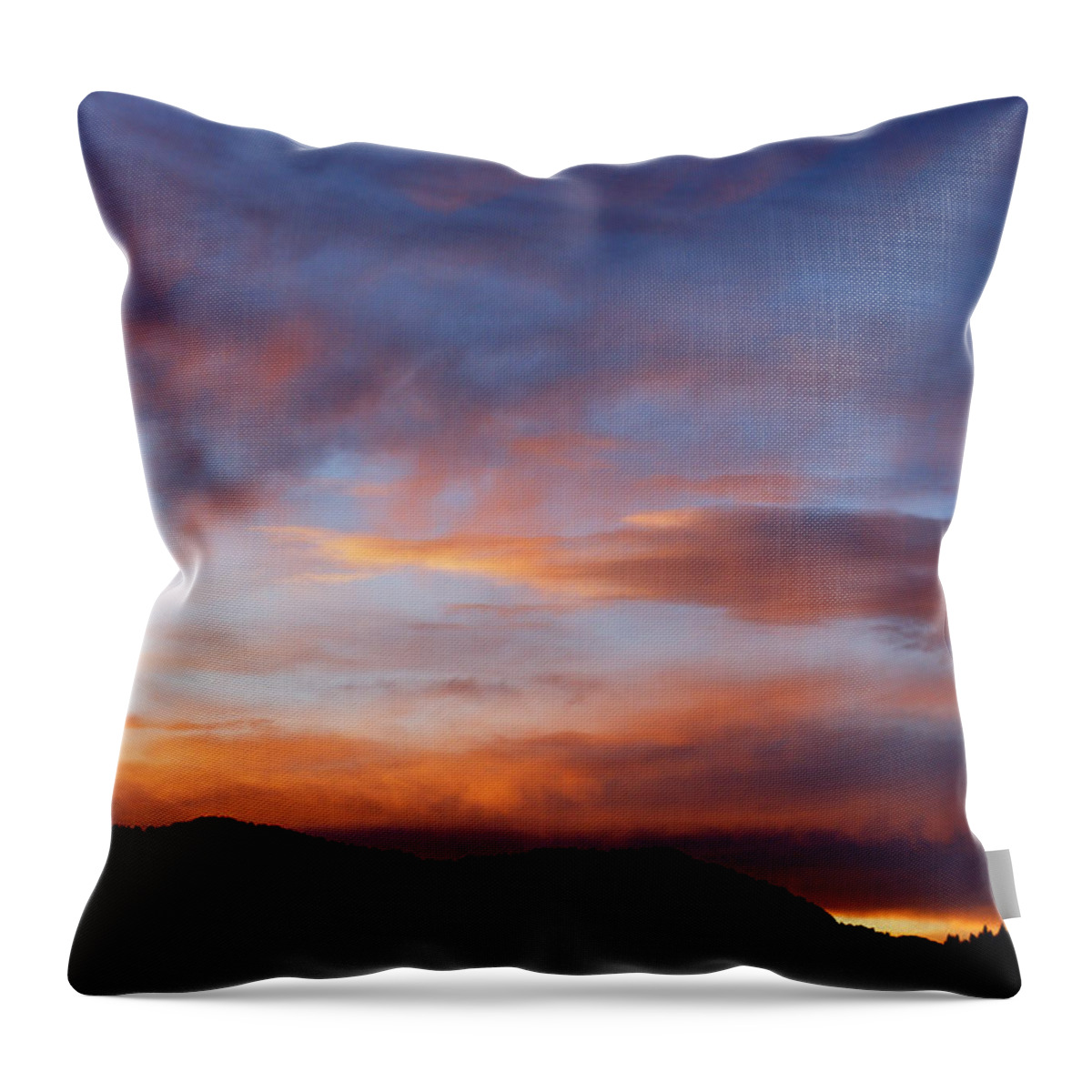 Colorado Throw Pillow featuring the photograph Warm Before the Storm by Kristin Davidson