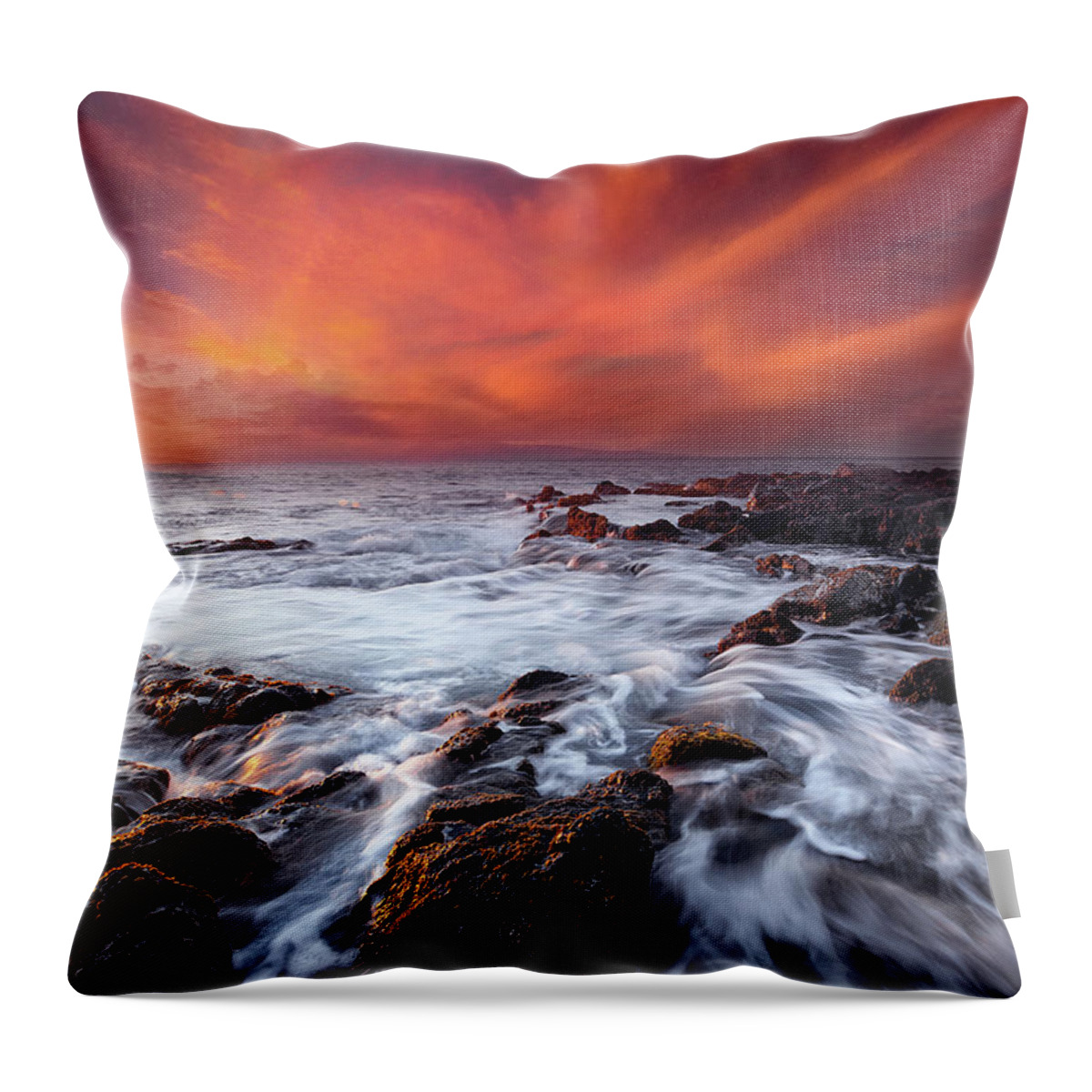 Surf Throw Pillow featuring the photograph Waterway by Micah Roemmling