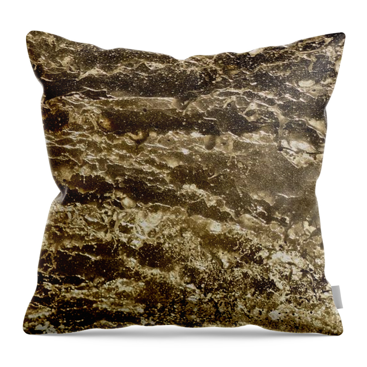 Ocean Throw Pillow featuring the photograph Wave Abstract Collection #13 by Debra Banks