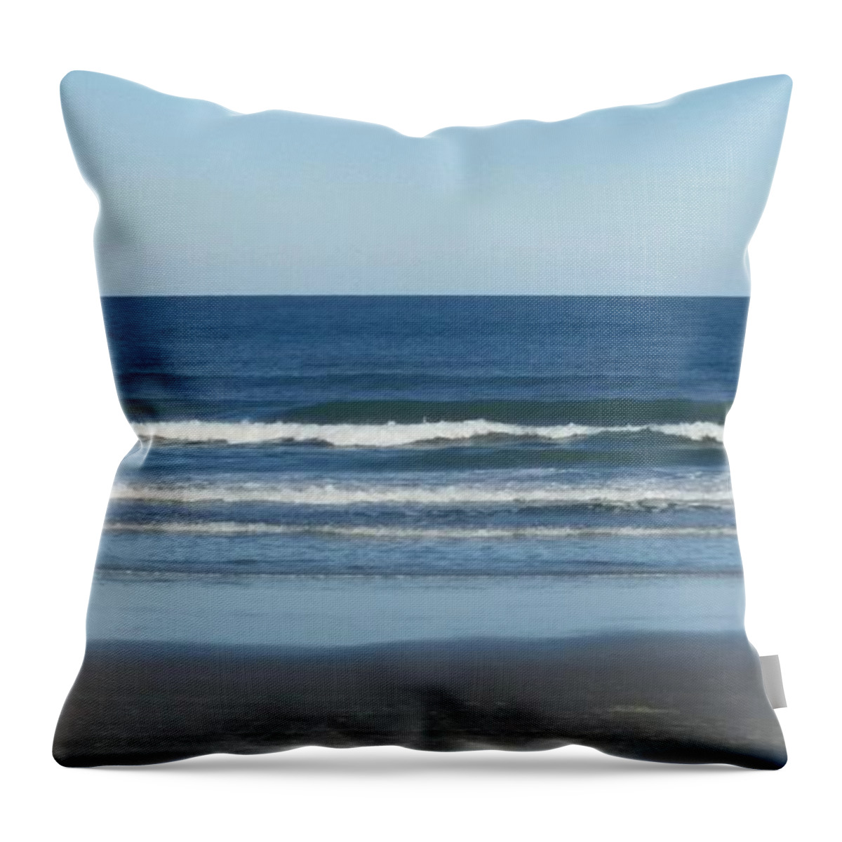 Water Throw Pillow featuring the photograph Waves by Jimmy Clark
