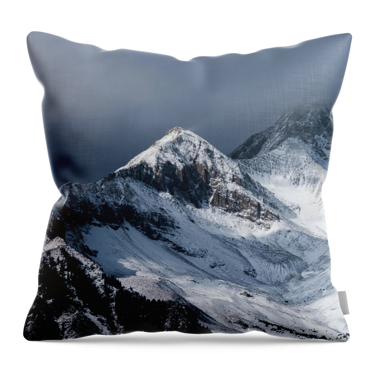 Mountains Throw Pillow featuring the photograph Weather in the San Juans by Jody Partin