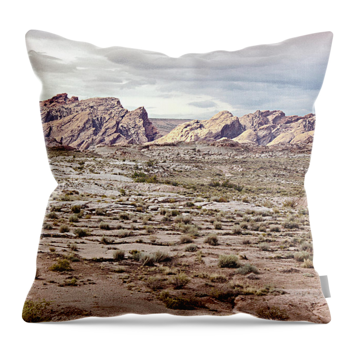 Rock Throw Pillow featuring the photograph Weird Rock Formation by Peter J Sucy