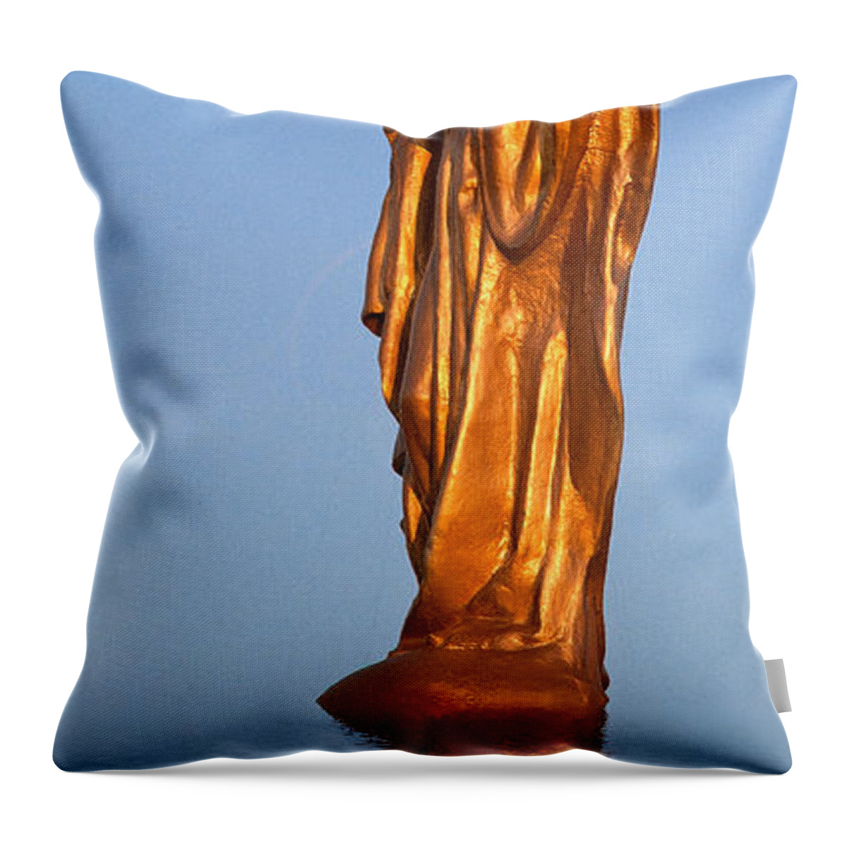 Welcoming Throw Pillow featuring the photograph Welcoming 2 by WB Johnston
