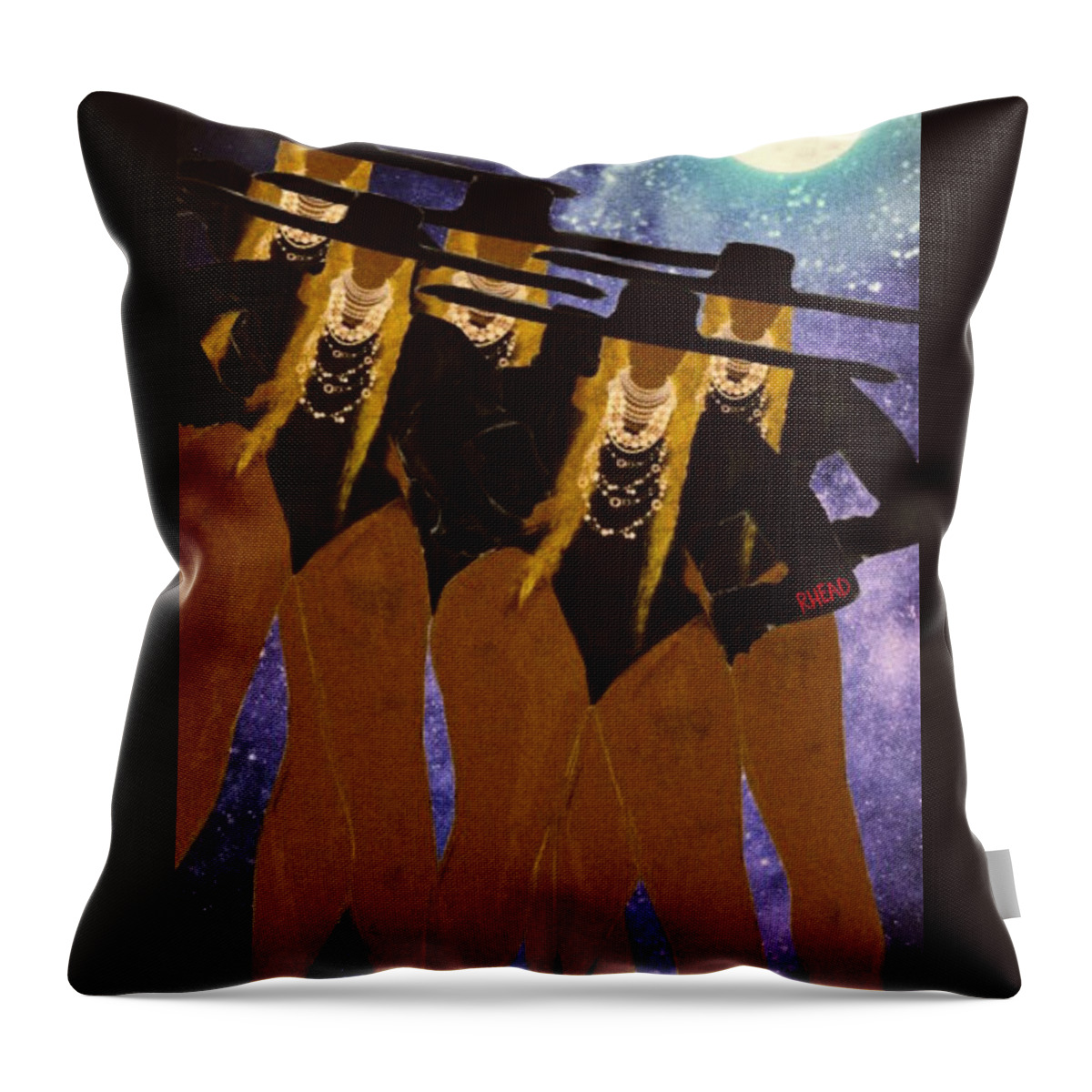 Lemonade Throw Pillow featuring the digital art WeSlay by Romaine Head