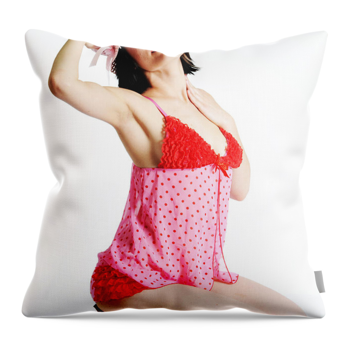 Pink Throw Pillow featuring the photograph What a beautiful day by Robert WK Clark