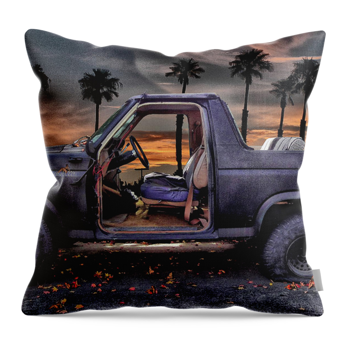 Ford Throw Pillow featuring the digital art What Dreams Are Made Of by Bob Winberry