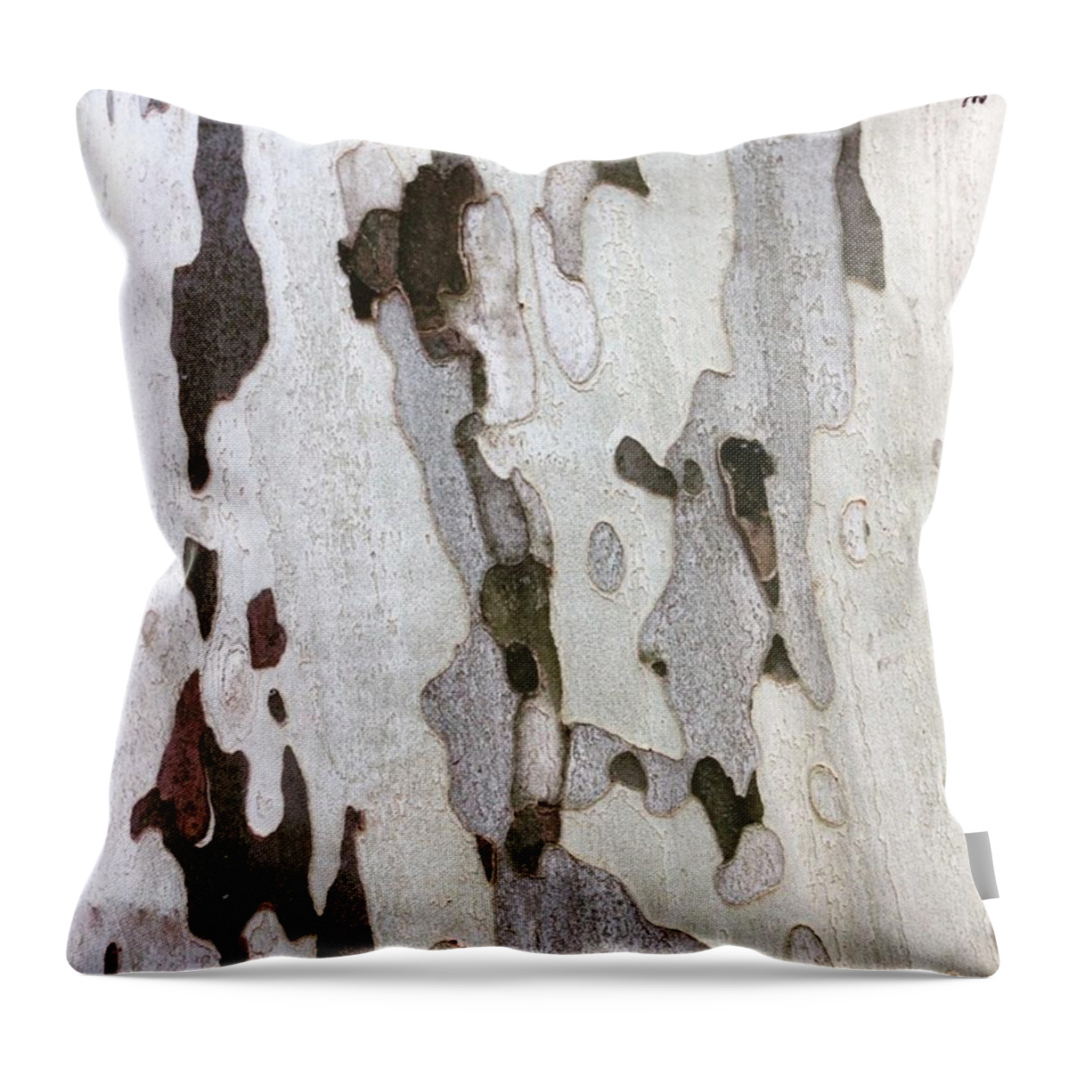 Tree Bark Throw Pillow featuring the photograph Tree Bark by Heather Classen