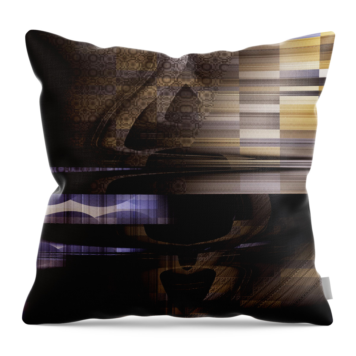 Vic Eberly Throw Pillow featuring the digital art What to Wear by Vic Eberly