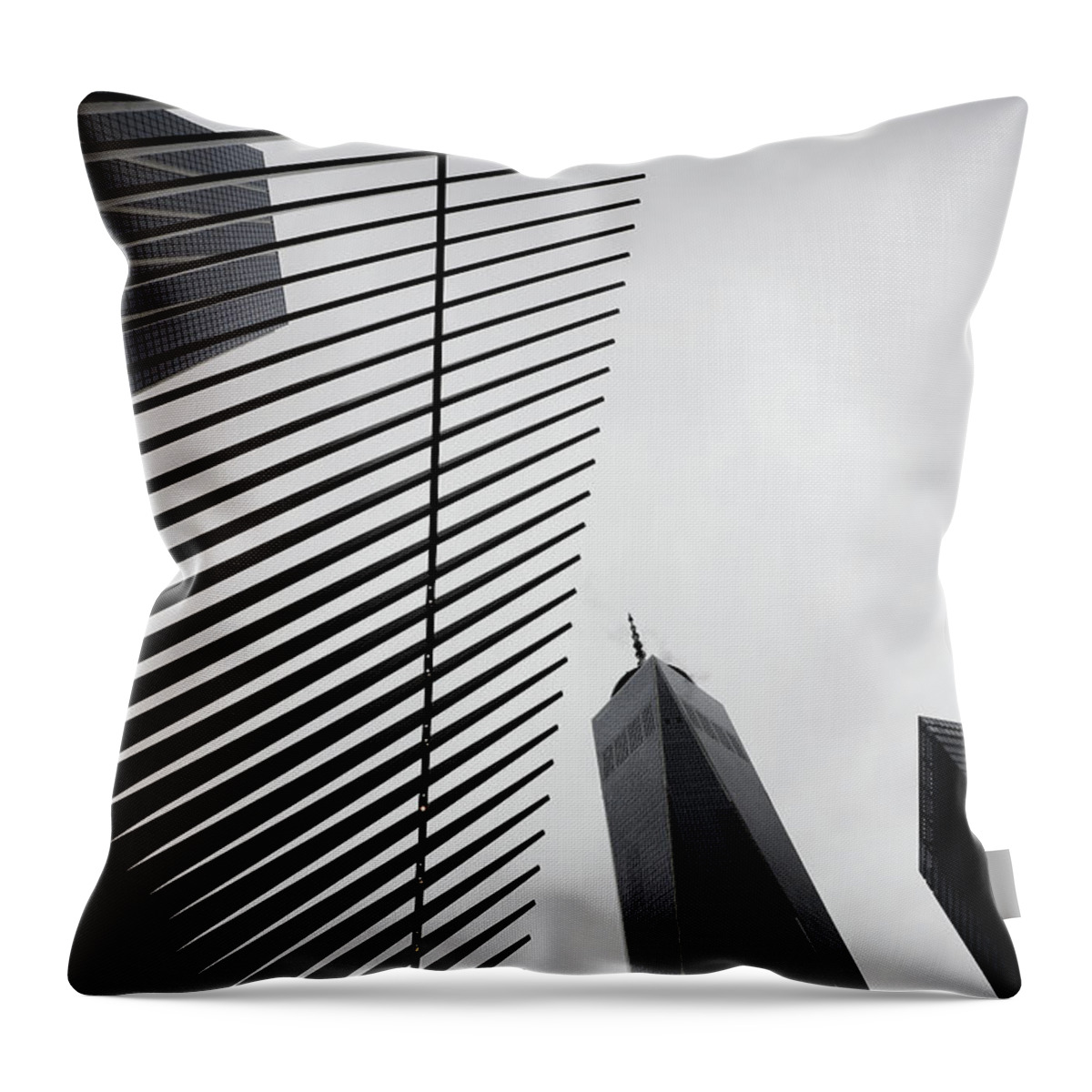 New York Throw Pillow featuring the photograph When we strived by J C