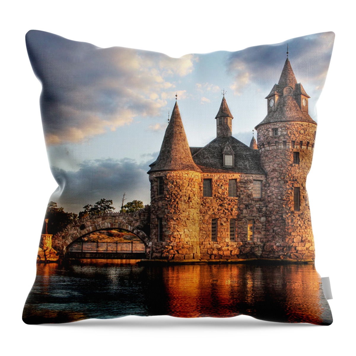 Thousand Islands Throw Pillow featuring the photograph Where Time Stands Still by Lori Deiter