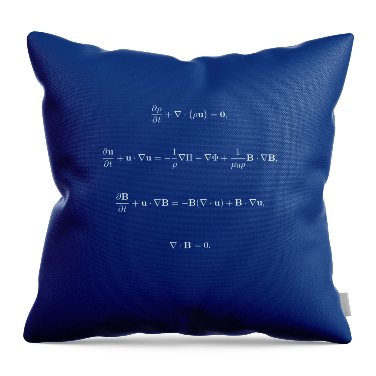 Math Throw Pillow featuring the photograph White Equation by Jean Noren