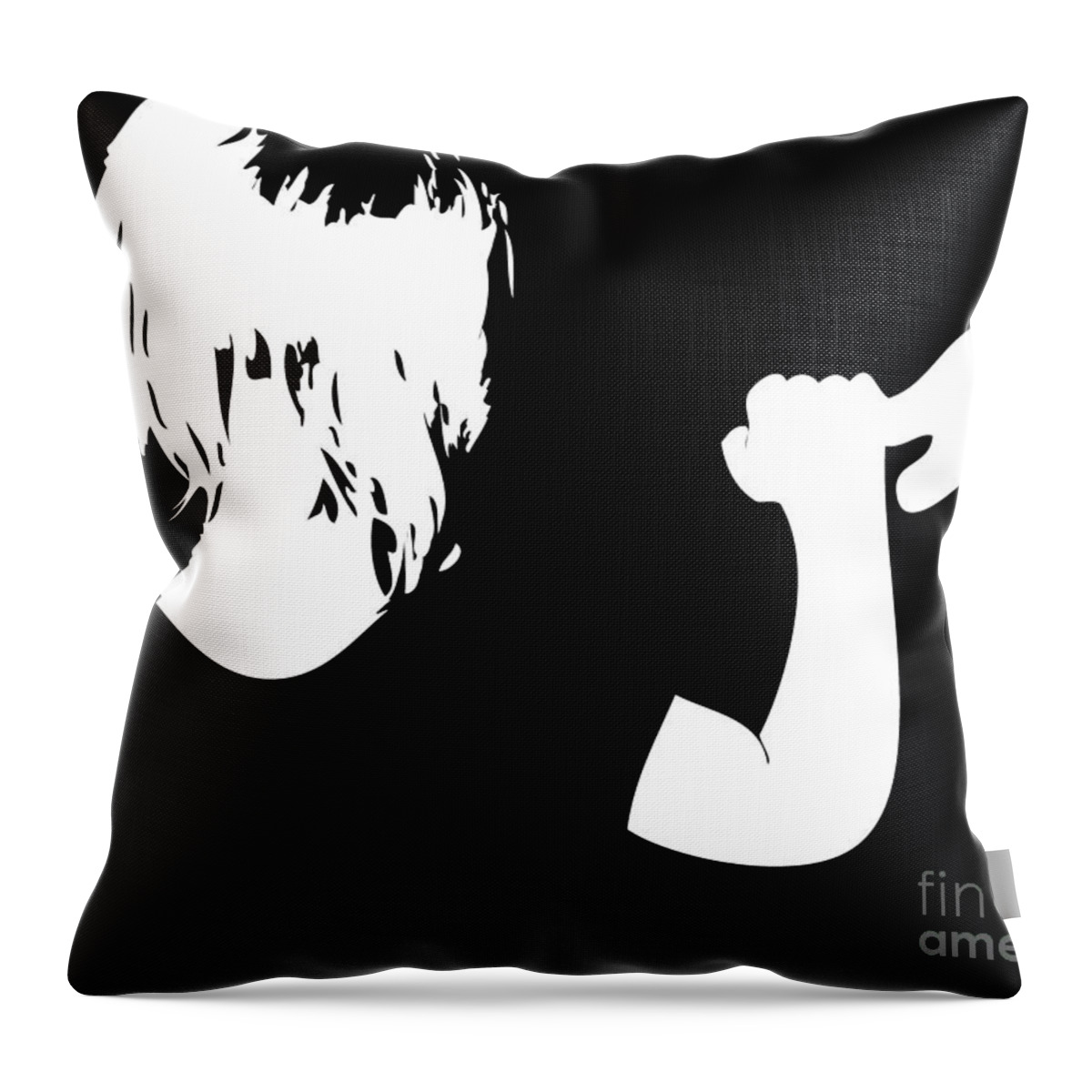 Digital Art Throw Pillow featuring the digital art Why by Laura Brightwood