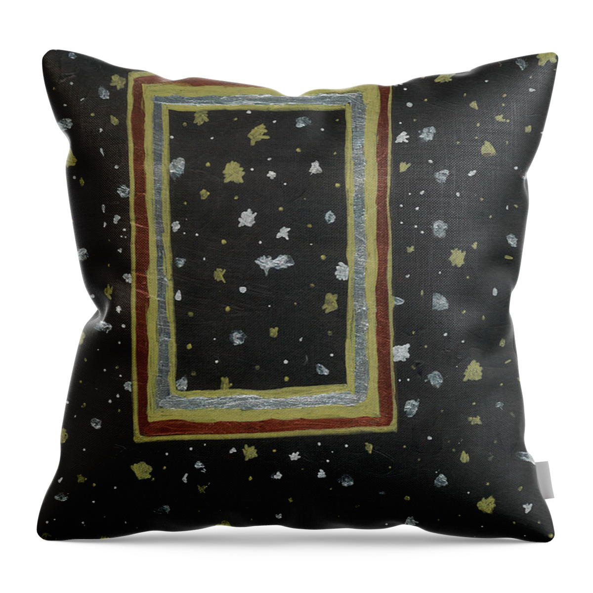 Wide Open Space Throw Pillow featuring the mixed media Wide Open Space by Curtis Sikes