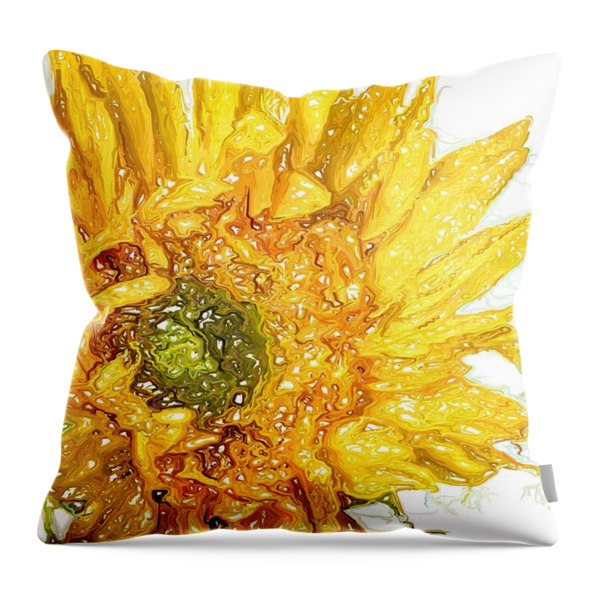  Throw Pillow featuring the photograph Wild Flower Two by Heidi Smith
