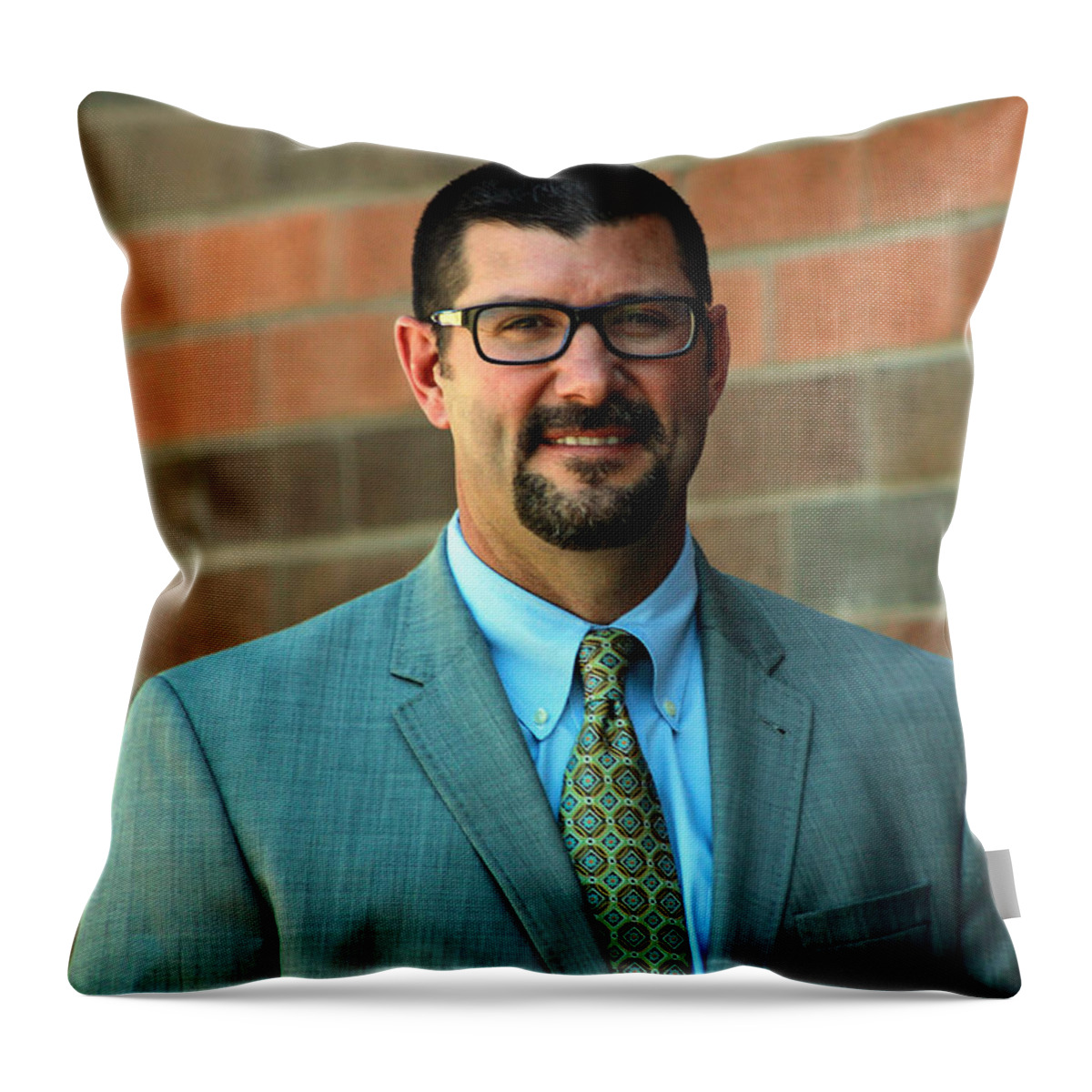 Parker White Super Lawyers 2016 Throw Pillow featuring the photograph William Brelsford 2 by Randy Wehner