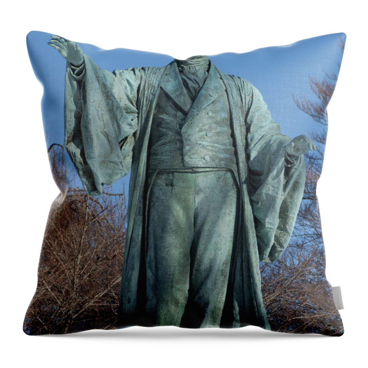 william Ellery Channing Throw Pillow featuring the photograph William Ellery Channing by Steven Natanson